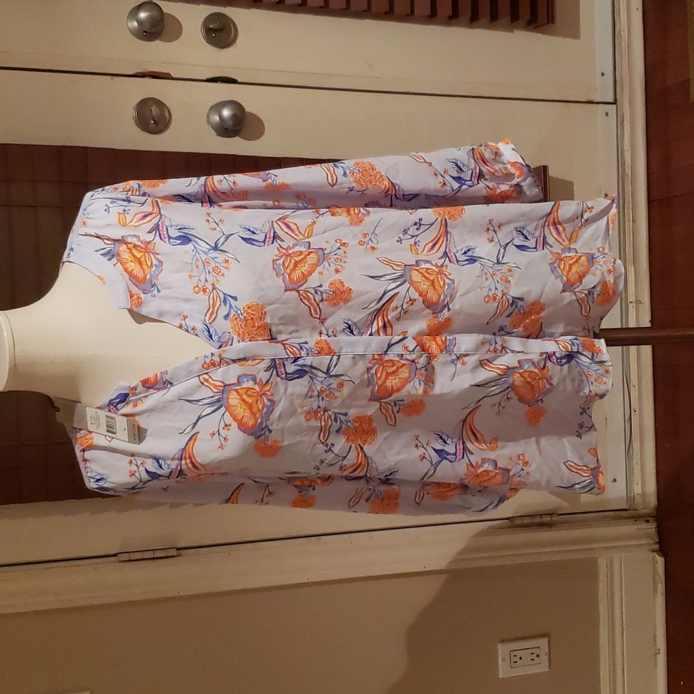 NYDJ flower blouse
